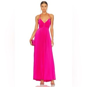 BRAND NEWA.L.C. Aries Dress Gown in Pink in Size 0